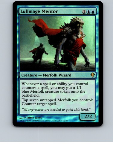Lullmage mentor rara zendikar - rara,