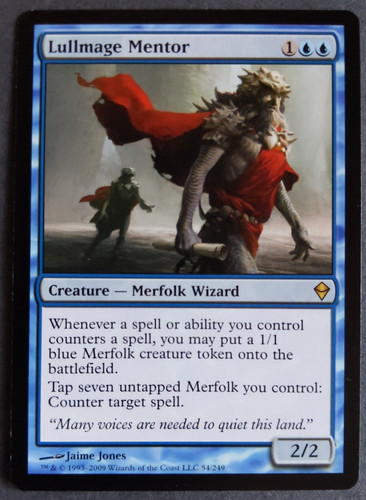 Mtg lullmage mentor zendikar - mentor, |
